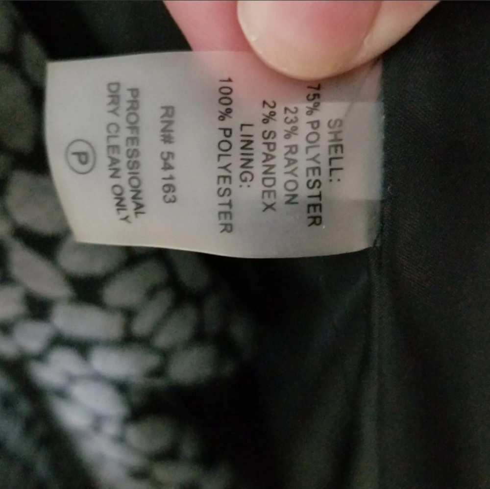 Calvin Klein Open Front Ruffle Jacket - Picture 3 of 4
